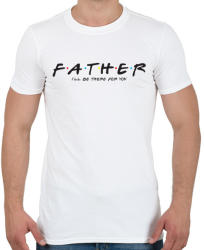 printfashion Father forever - Férfi póló - Fehér (2588089)