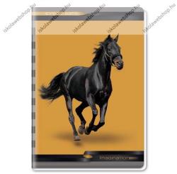 Ars Una Lovas/Horse - Mustár prémium kockás füzet, A4 - Ars Una (93126090_kockas_premium_a4)