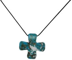  Pandantiv Cruce din Magnezit Colorat - 30x30x6 mm - 1 Buc