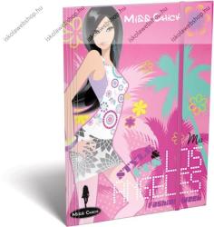  Miss Chick kockás füzet, Pink, A/4 (90216787_MC_a4k)