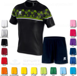ERREA DIAMANTIS & NEW SKIN SET futball mez + nadrág SZETT - fekete-UV zöld-fehér