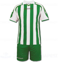 GIVOVA SUPPORTER KIT futball mez + nadrág KIT - fehér-zöld