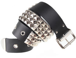 Black & Metal curea PYRAMIDS 3 - PAS-095