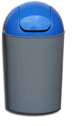 Generic Cos Flip-Flap colectare selectiva, 12 litri, capac albastru (PR000100)