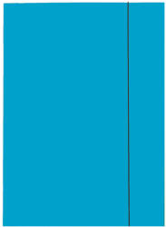Esselte Mapa Esselte Economy din carton, cu elastic, albastru deschis (SL000177) - forit