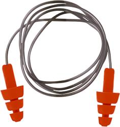 Portwest EP04-s Portwest, Többször használható TPE zsinóros füldugó (EP04ORR)