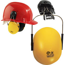 Earline® Unico Soniclip sisakra szerelhető sárga fültok 60750-es (SNR 23dB) (60750)