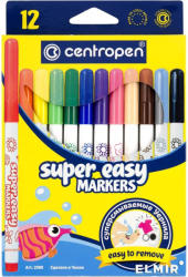 Centropen Carioci CENTROPEN Super Easy 2580, 12 culori/set