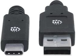 Manhattan USB-C/USB-A 2m (354974)