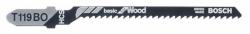 Bosch 5 részes Basic for Wood, szúrófűrészlap készlet T119BO, 83 mm (2608630310)