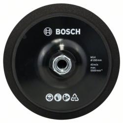 Bosch M14 menetes alátéttányér, 150 mm átmérő, tépőzáras rögzítőrendszerrel Ø 150 mm (2608612027)