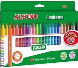 ALPINO Carioca lavabila, 24 culori/cutie, ALPINO Standard - culori clasice (MS-AR001003)
