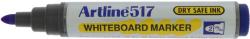 ARTLINE Marker pentru tabla de scris ARTLINE 517 - Dry safe ink, varf rotund 2.0mm - albastru (EK-517-BL) - birotica-asp
