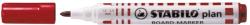 STABILO Marker pentru tabla Stabilo Plan 64, varf rotund, 2.5 - 3.5 mm, rosu (SW6412)