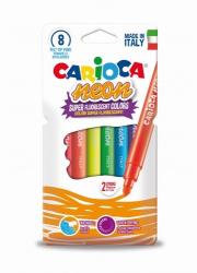 CARIOCA lavabila, varf 1-4.7mm, fluorescenta, 8 buc/cutie, CARIOCA Neon (CA-42785)