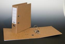 AURORA Biblioraft A4, margine metalica, 80mm, AURORA - carton reciclat (5407.180) - birotica-asp