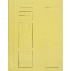 Dosar Basic plic, A4, carton, 10 bucati/set, galben (RQ010625)