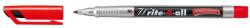 STABILO Marker permanent Stabilo Write - 4 - all, varf rotund 1 mm, rosu (SW131412)