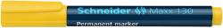 Schneider Permanent marker SCHNEIDER Maxx 130, varf rotund 1-3mm - galben (S-113005) - birotica-asp