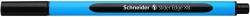 Schneider Pix SCHNEIDER Slider Edge XB, rubber grip, varf 1.4mm - scriere neagra (S-152201)