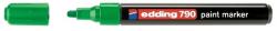 edding Marker permanent Edding 790, cu vopsea, varf rotund, 2-3 mm, verde (ED7904)