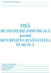  Fisa individuala de instructaj in domeniul situatiilor de urgenta, carnet 10 file, 25 bucati/set (TI8094)