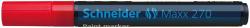 Schneider Marker cu vopsea SCHNEIDER Maxx 270, varf rotund 1-3mm - rosu (S-127002) - birotica-asp