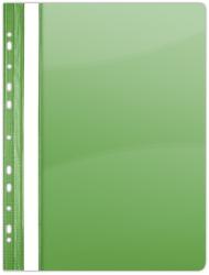 DONAU Dosar plastic PVC, cu sina si multiperforatii, 10 buc/set, DONAU - verde (DN-1704001PL-06) - birotica-asp