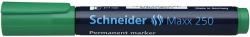 Schneider Permanent marker SCHNEIDER Maxx 250, varf tesit 2-7mm - verde (S-125004) - birotica-asp