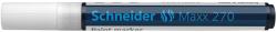 Schneider Marker cu vopsea SCHNEIDER Maxx 270, varf rotund 1-3mm - alb (S-127049) - birotica-asp