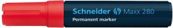 Schneider Permanent marker SCHNEIDER Maxx 280, varf tesit 4-12mm - rosu (S-128002)