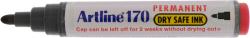 ARTLINE Permanent marker ARTLINE 170 - Dry safe ink, corp plastic, varf rotund 2.0mm - rosu (EK-170-RE) - birotica-asp