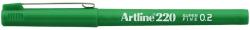 ARTLINE Liner ARTLINE 220, varf fetru 0.2mm - verde (EK-220-GR) - birotica-asp