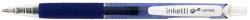  Pix cu gel PENAC Inketti, rubber grip, 0.5mm, corp albastru transparent - scriere albastra (P-BA3601-03EF)