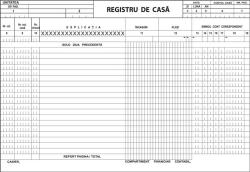 Registru de casa, A4, 50 file, 2 exemplare, 3 bucati/se (TI22721)