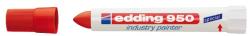 edding Marker permanent Edding 950 Industrial, corp plastic, varf rotund, 10mm, rosu (ED950002) - birotica-asp