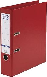 ELBA Biblioraft A4, plastifiat PP/PP, margine metalica, 80 mm, ELBA Smart Pro - rosu (E-100202172) - birotica-asp