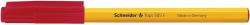 Schneider Pix SCHNEIDER Tops 505F, unica folosinta, varf fin, corp orange - scriere rosie (S-150502)
