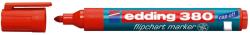 edding Marker Edding 380 pentru flipchart, varf rotund, 1.5-3mm, rosu (ED380002)