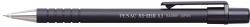  Creion mecanic PENAC RB-085M, rubber grip, 0.5mm, con si varf metalic - corp negru (P-SA0801-06)