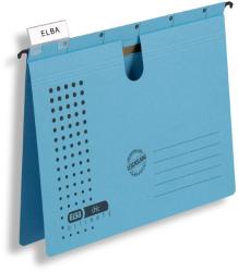 ELBA Dosar suspendabil cu sina, carton 230g/mp, bagheta metalica, ELBA Chic - albastru (E-100552091) - birotica-asp