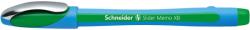 Schneider Pix SCHNEIDER Slider Memo XB, rubber grip, accesorii metalice - scriere verde (S-150204) - birotica-asp