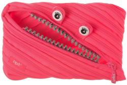 ZIPIT Penar cu fermoar, ZIPIT Grillz Monsters Jumbo - roz cu dinti argintii (ZP-141650)