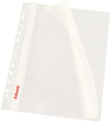 Esselte Dosar PP, cu sina si multiperforatii, ESSELTE Vivida, A4, 10 buc/set - alb (SL000131)