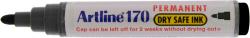 ARTLINE Permanent marker ARTLINE 170 - Dry safe ink, corp plastic, varf rotund 2.0mm - negru (EK-170-BK) - birotica-asp