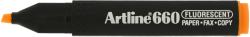 ARTLINE Textmarker ARTLINE 660, varf tesit 1.0-4.0mm - portocaliu fluorescent (EK-660-FOG) - birotica-asp