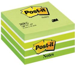 POST-IT Cub notite adezive Post-it®, Aquarelle verde, 76 x 76 mm, 450 file/bucata, 100% PEFC (3M110134)