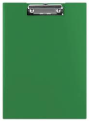 Clipboard dublu A4, plastifiat PP, DONAU - verde (DN-2705001PL-06)