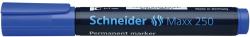 Schneider Permanent marker SCHNEIDER Maxx 250, varf tesit 2-7mm - albastru (S-125003) - birotica-asp