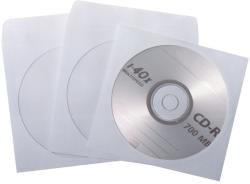  Plic CD, 124 x 124 mm, 80 g/mp, autoadeziv, 25 bucati/cutie, alb (KF1020)